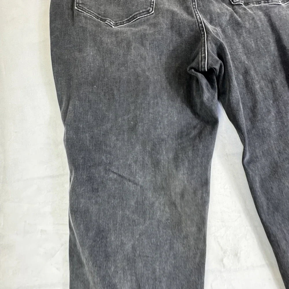 Lane Bryant Womens Boyfriend Jogger Jeans Faded Black Whisker Denim Outdoor 22
